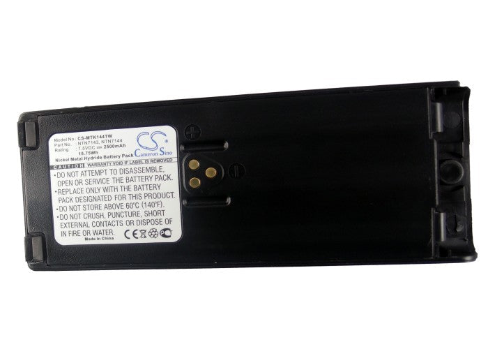 Replacement Battery for Motorola GP1200 – Two-Way Radio – 2500mAh / 18.75Wh / 7.5V