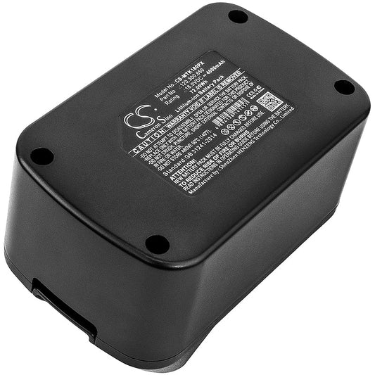 Replacement Battery for MATRIX  AK 18-1-Li – Power Tools – 4000mAh / 72.00Wh / 18.0V