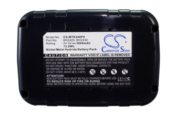 Replacement Battery for Makita BDF460 – Power Tools – 3000mAh / 24.0V
