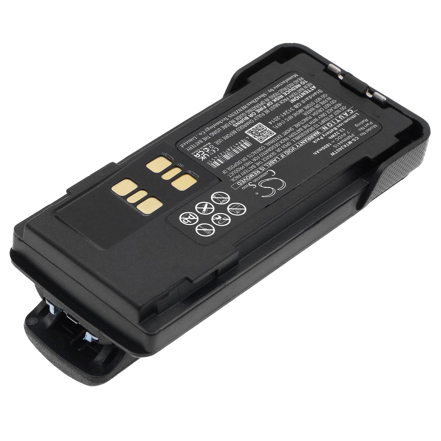 Replacement Battery for Motorola DP2000 – Two-Way Radio – 1800mAh / 13.32Wh / 7.4V