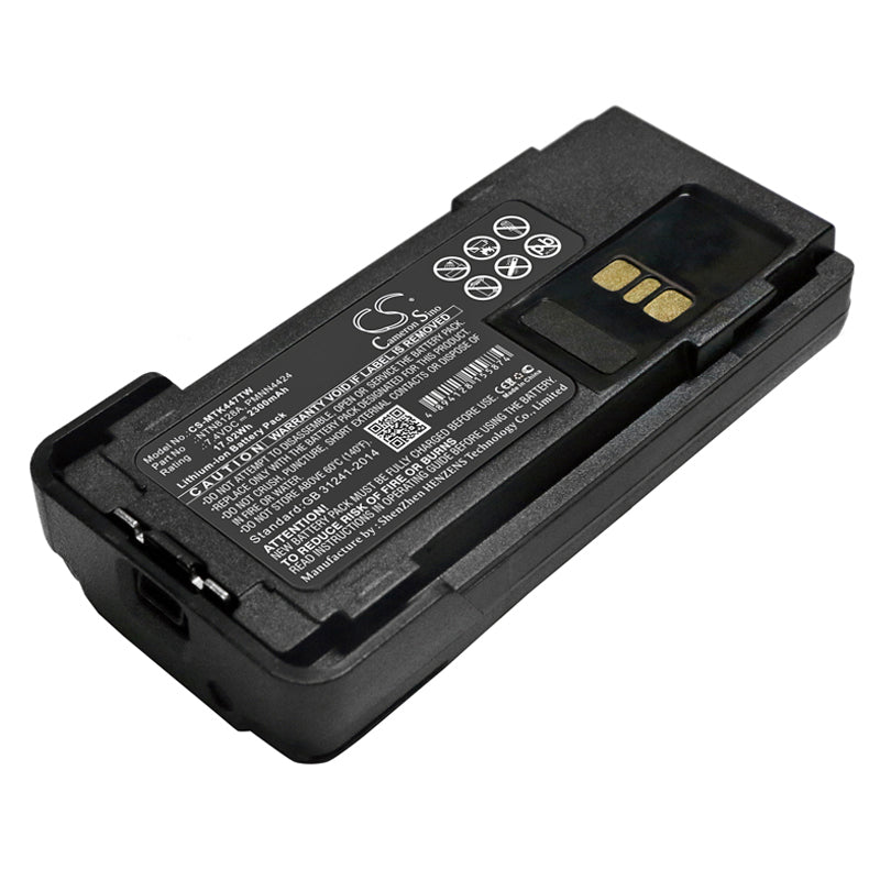 Replacement Battery for Motorola APX2000 – Two-Way Radio – 2300mAh / 17.02Wh / 7.4V