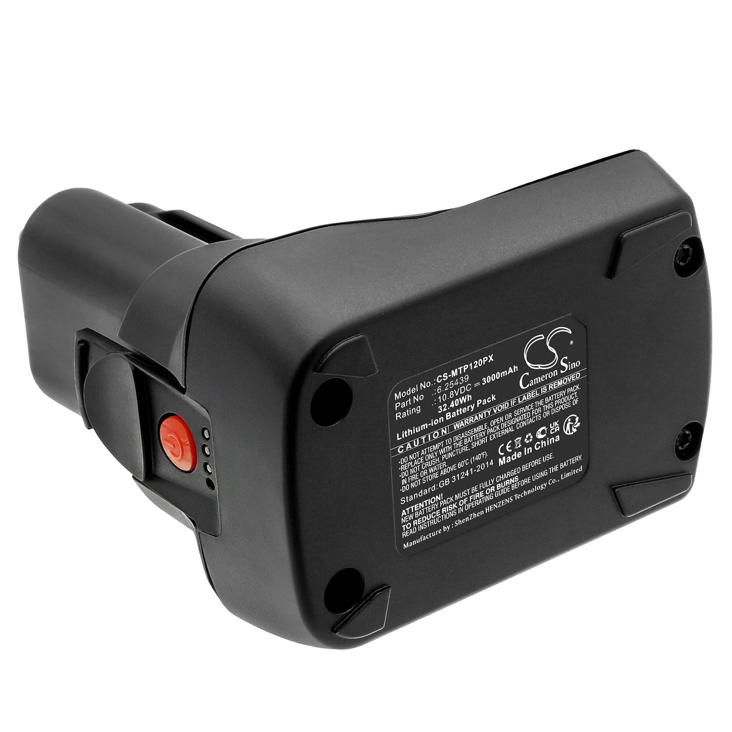 Replacement Battery for Metabo PowerImpact 12 – Power Tools – 3000mAh / 32.40Wh / 10.8V