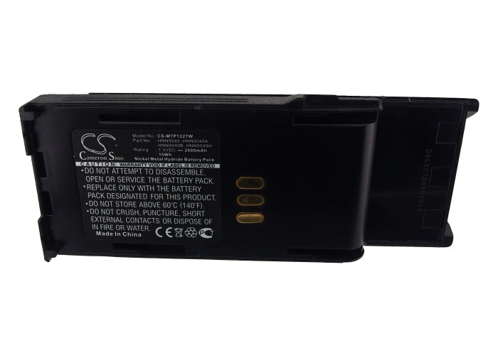 Replacement Battery for Motorola Radius P1225 – Two-Way Radio – 2000mAh/15.0Wh / 7.5V