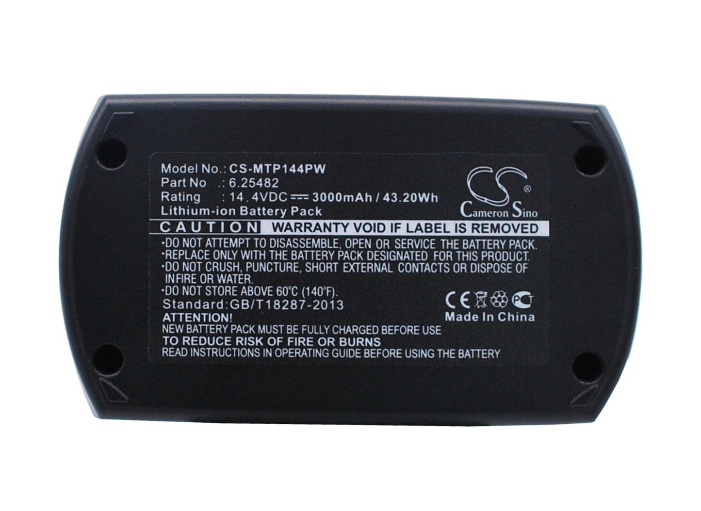 Replacement Battery for Metabo BSZ 14.4 – Power Tools – 3000mAh / 43.20Wh / 14.4V