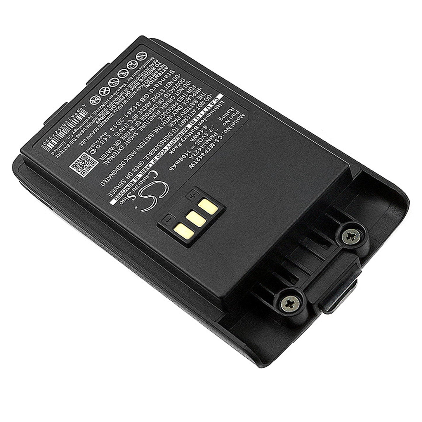 Replacement Battery for Motorola Mag One Q11 – Two-Way Radio – 1100mAh / 8.14Wh / 7.4V