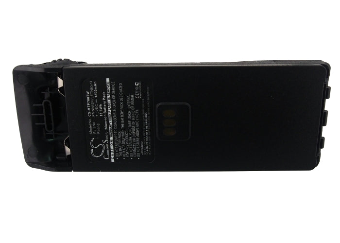 Replacement Battery for Motorola MTP700 – Two-Way Radio – 1800mAh / 13.50Wh / 7.5V