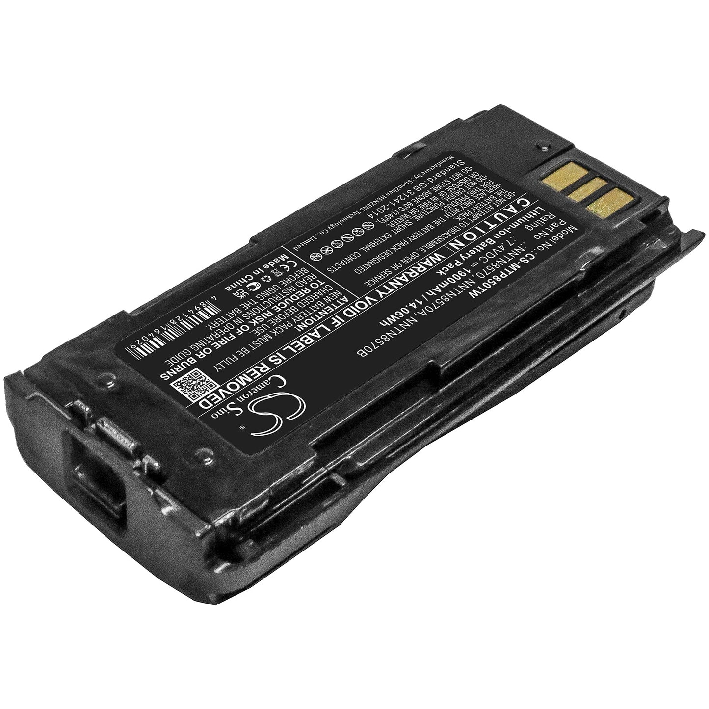 Replacement Battery for Motorola MTP8500 – Two-Way Radio – 1900mAh / 14.06Wh / 7.4V