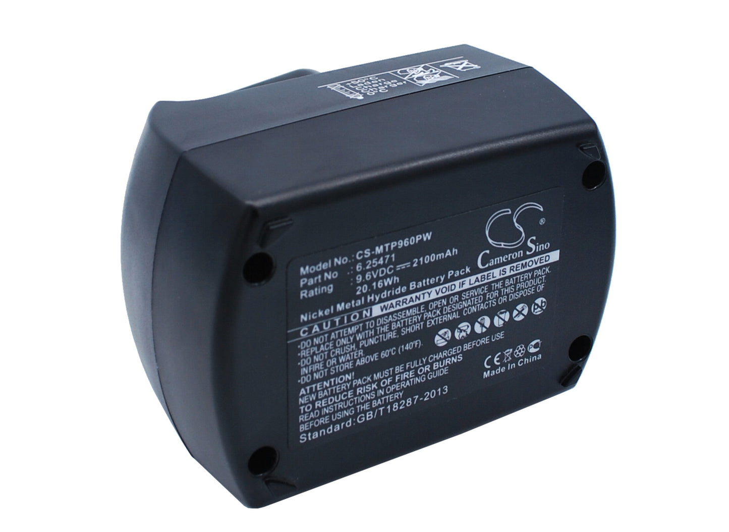 Replacement Battery for Metabo BS 9.6 – Power Tools – 2100mAh / 20.16Wh / 9.6V