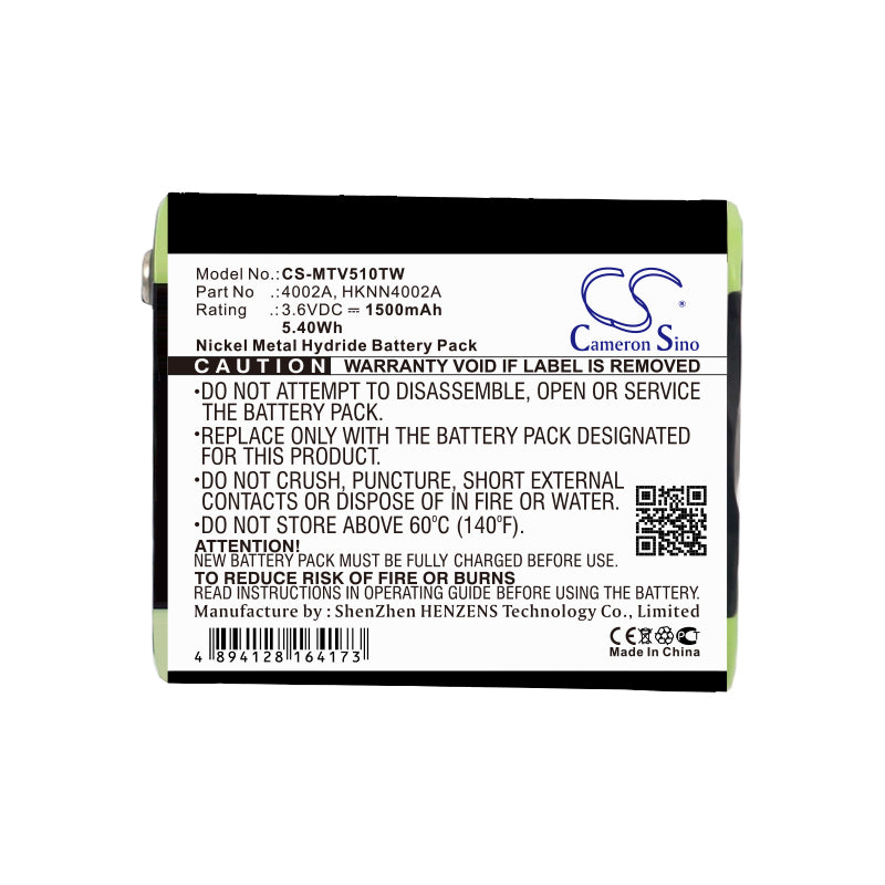 Replacement Battery for Motorola EM1000 – Two-Way Radio – 700mAh / 2.52Wh / 3.6V