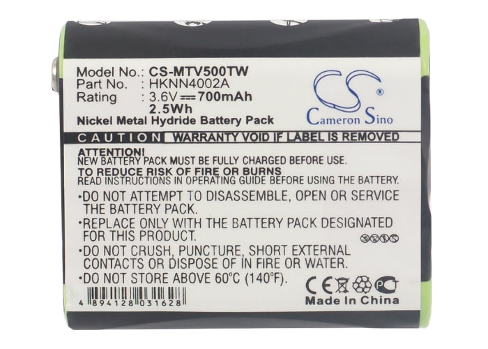 Replacement Battery for Motorola EM1000 – Two-Way Radio – 700mAh / 2.52Wh / 3.6V