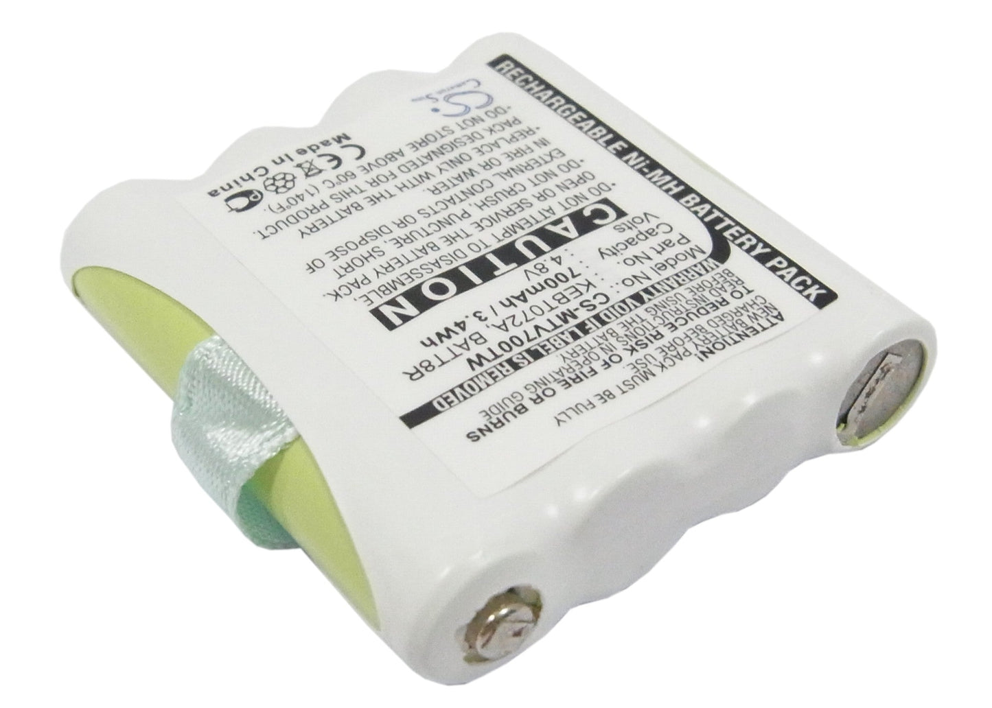 Replacement Battery for Motorola M370H1A – Two-Way Radio – 700mAh / 4.8V