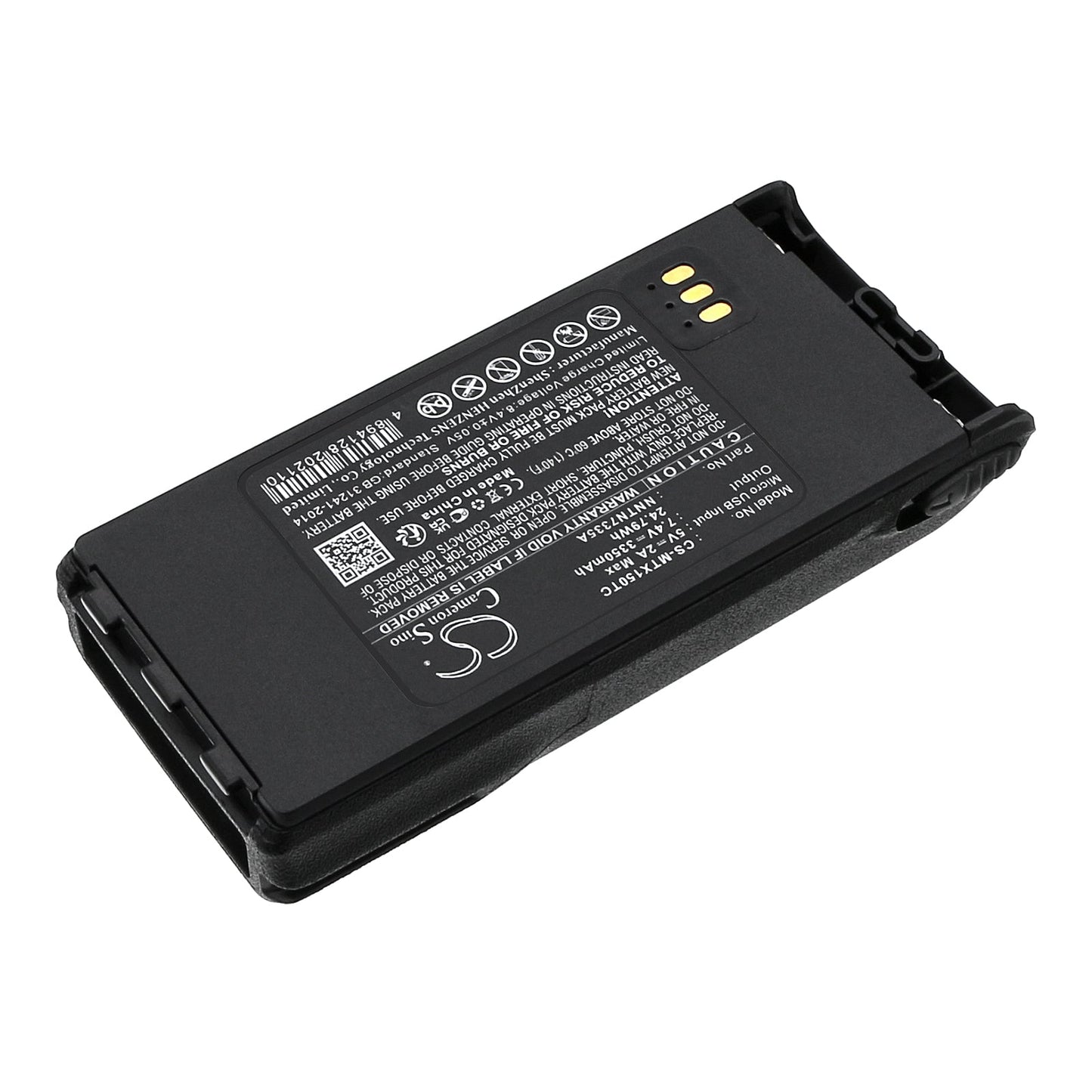 Replacement Battery for Motorola MT1500 – Two-Way Radio – 3350mAh / 24.79Wh / 7.4V