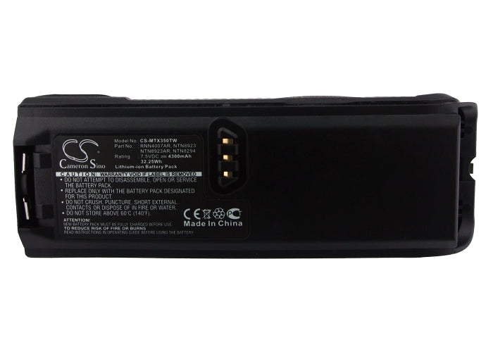 Replacement Battery for Motorola NTN8293 – Two-Way Radio – 4300mAh / 32.25Wh / 7.5V