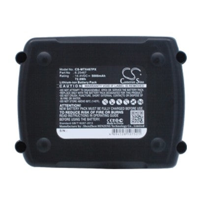 Replacement Battery for Metabo BS 14.4 6.02105.50 BS 14.4 6.02105.51, BS 14.4 LT Compact 6.02137.55, – 5000mAh / 72.0Wh