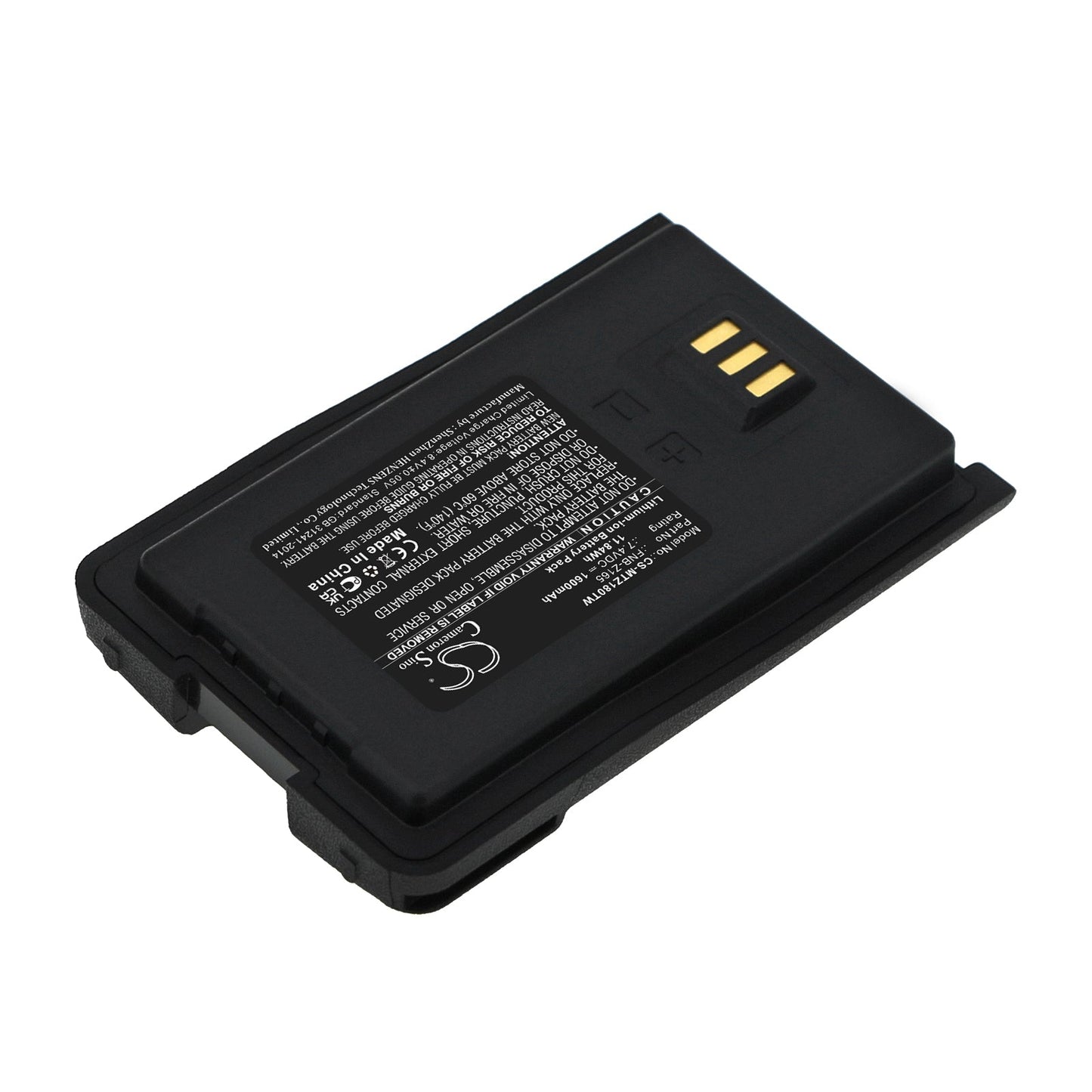 Replacement Battery for Motorola VZ-10 – Two-Way Radio – 1600mAh / 11.84Wh / 7.4V