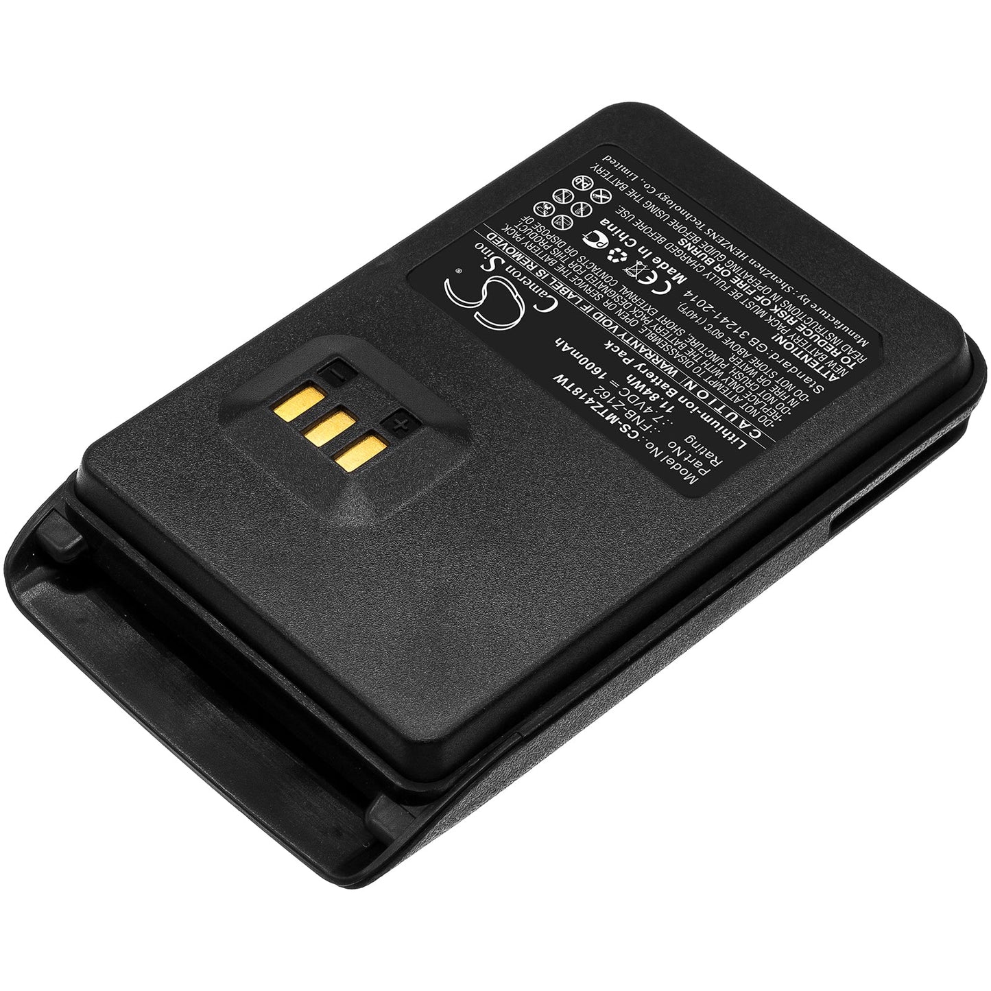 Replacement Battery for Motorola MagOne V418D – Two-Way Radio – 1600mAh / 11.84Wh / 7.4V