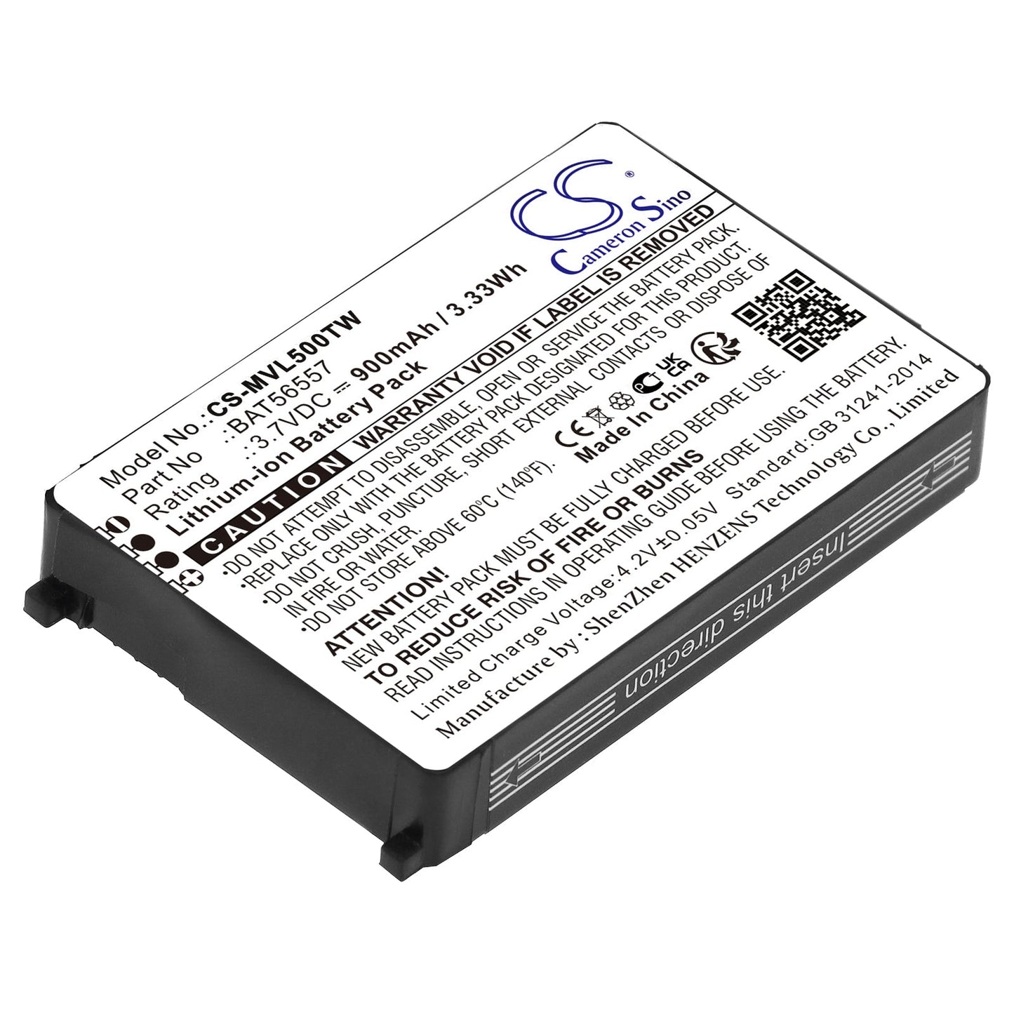 Replacement Battery for Motorola CLS1000 – Two-Way Radio – 900mAh / 3.33Wh / 3.7V