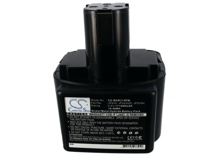 Replacement Battery for Max Rebar  RB213 – Power Tools – 1500mAh / 14.40Wh / 9.6V