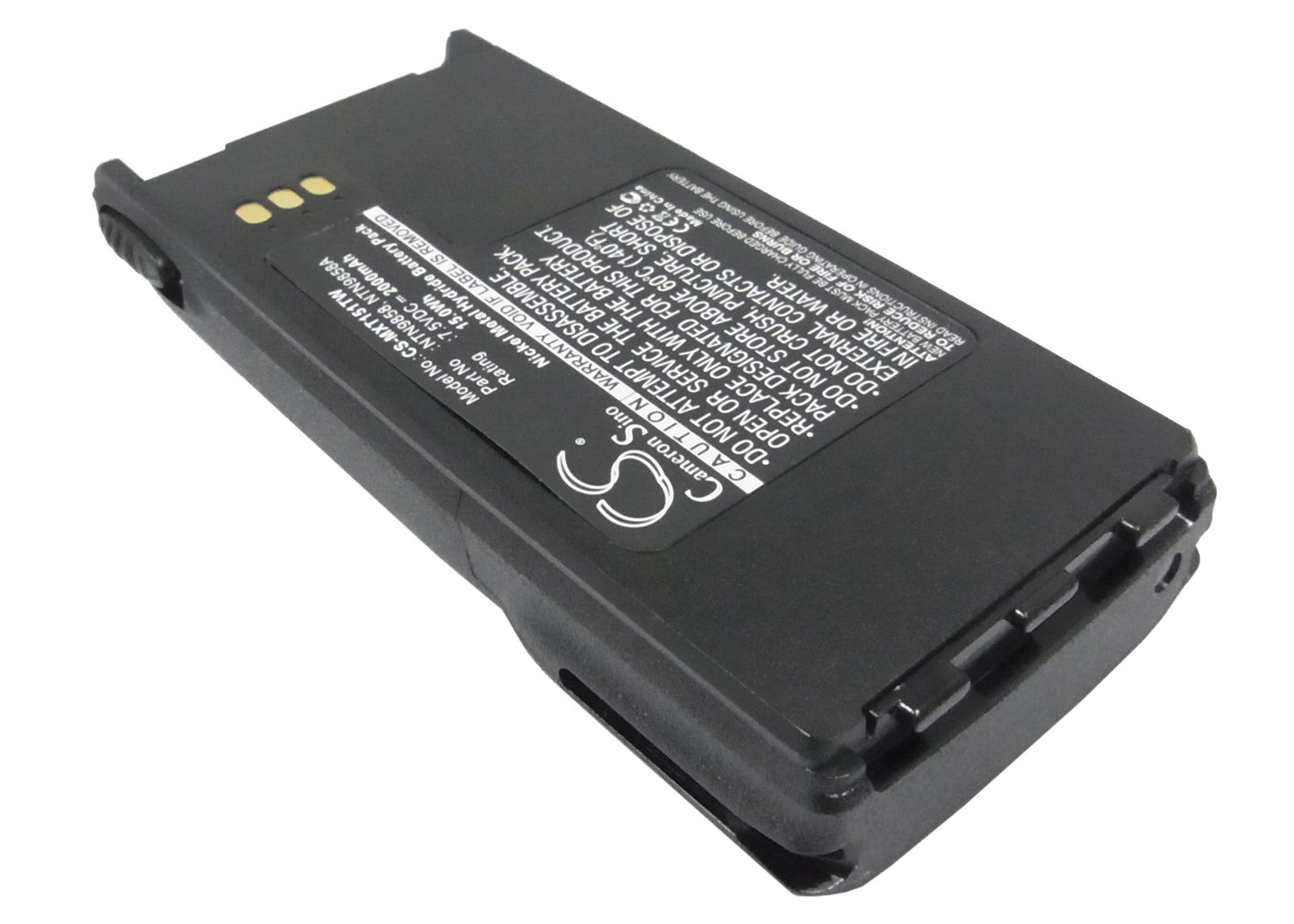 Replacement Battery for Motorola MT1500 – Two-Way Radio – 2000mAh / 15.00Wh / 7.5V