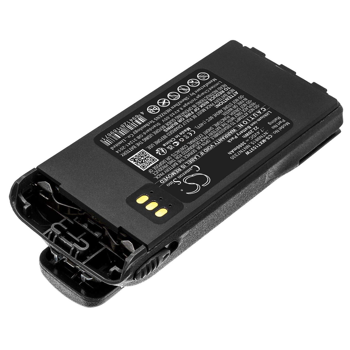 Replacement Battery for Motorola MT1500 – Two-Way Radio – 3000mAh / 22.20Wh / 7.4V