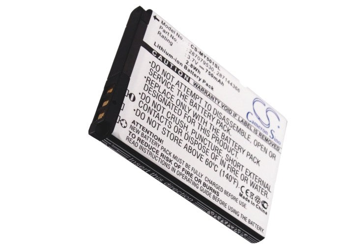 Replacement Battery for Vodafone 226 – Mobile, SmartPhone – 750mAh/2.8Wh / 3.7V