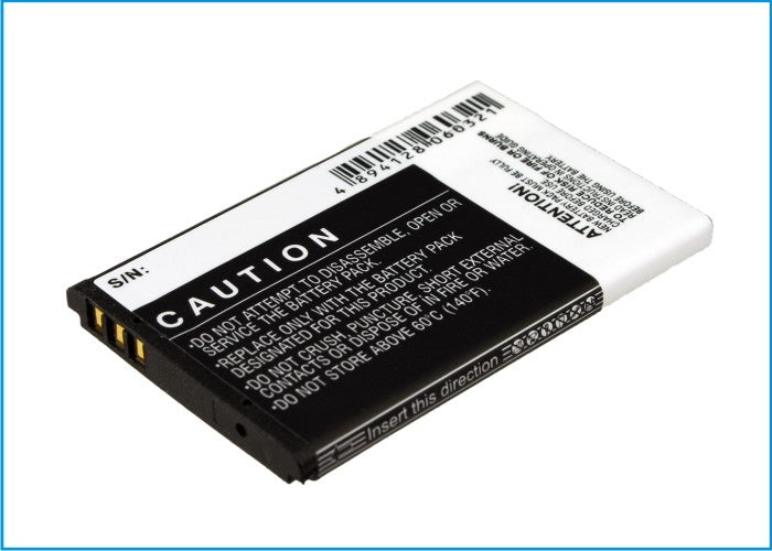 Replacement Battery for ZiO Dual D1 – Mobile, SmartPhone – 900mAh / 3.33Wh / 3.7V