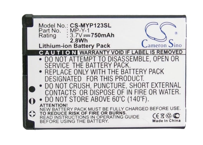 Replacement Battery for Myphone 1230 – Mobile, SmartPhone – 750mAh/2.8Wh / 3.7V