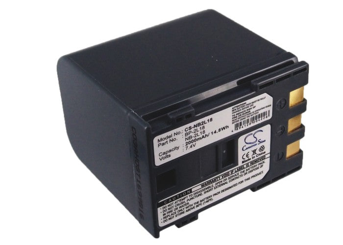 Replacement Battery for Canon Digital Rebel XT EOS 350D – Camera – 2000mAh / 7.4V
