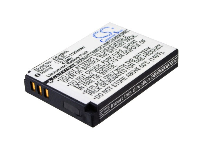 Replacement Battery for Canon Digital IXUS 800 IS – Camera – 1120mAh / 4.14Wh / 3.7V