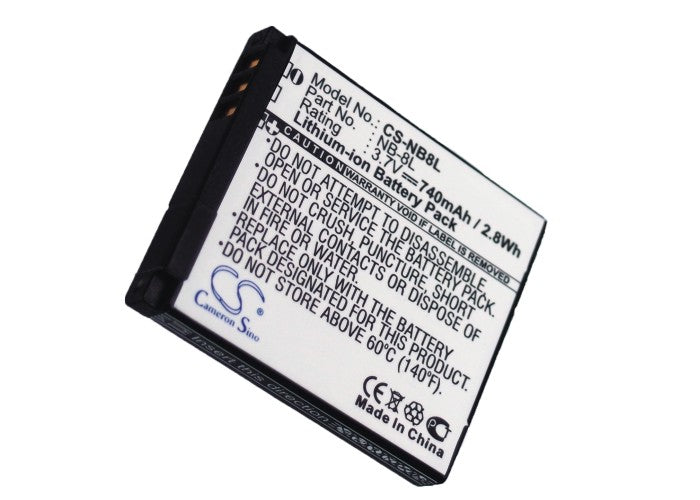 Replacement Battery for Canon PowerShot A2200 – Camera – 740mAh / 3.7V