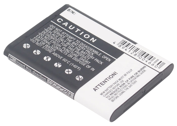 Replacement Battery for Rollei 10050 – Camera – 750mAh / 2.78Wh / 3.7V