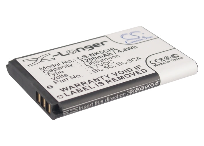Replacement Battery for Soundmaster TR150WS – 1200mAh / 4.44Wh