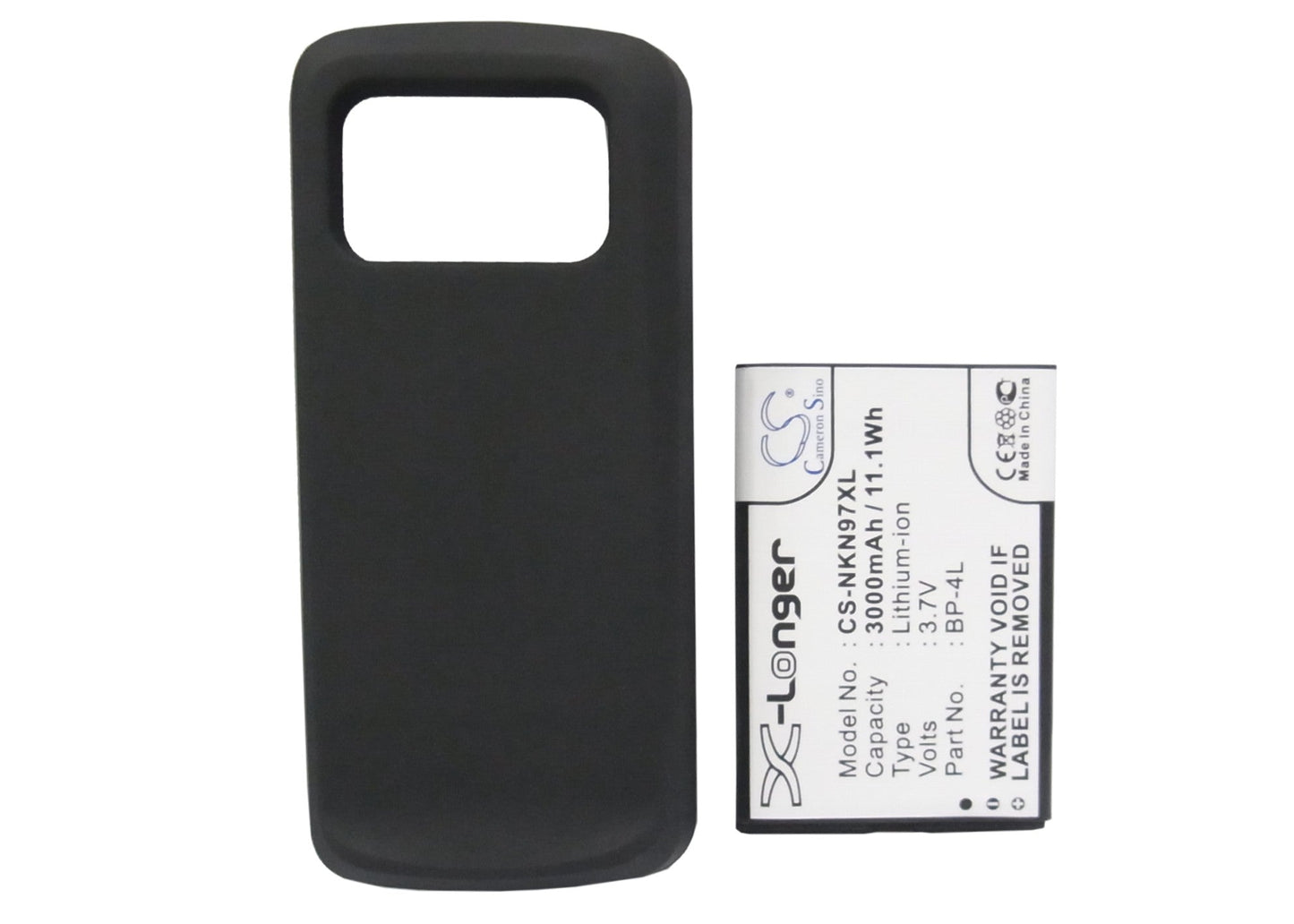 Replacement Battery for Nokia N97 – Mobile, SmartPhone – 3000mAh/11.1Wh / 3.7V