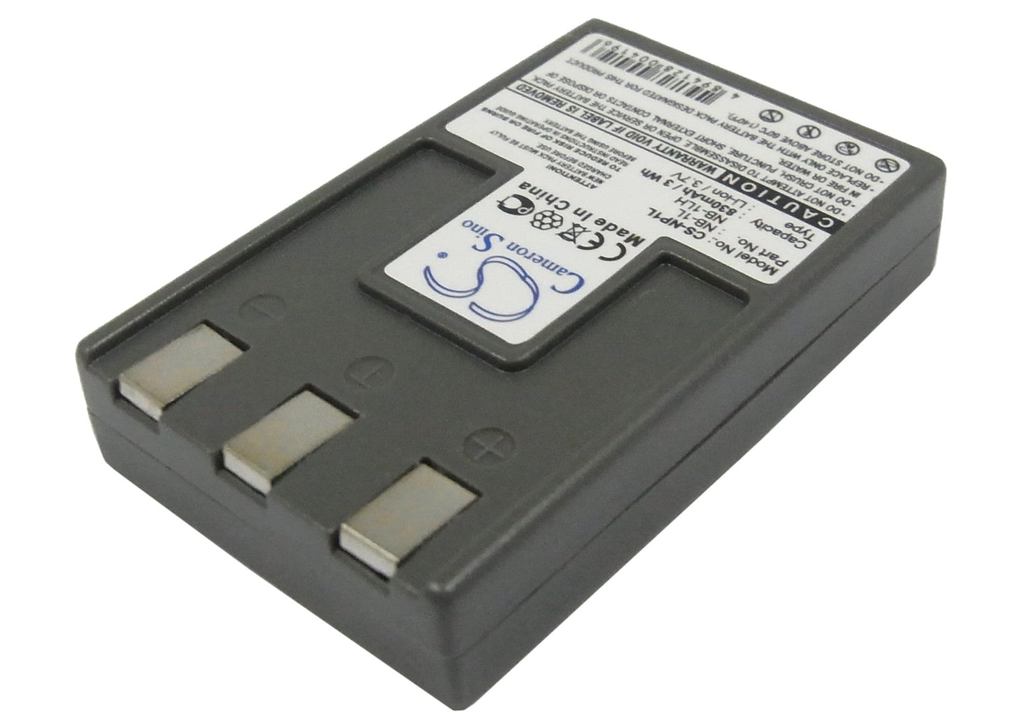Replacement Battery for Canon Digital IXUS 200a – Camera – 830mAh / 3.07Wh / 3.7V