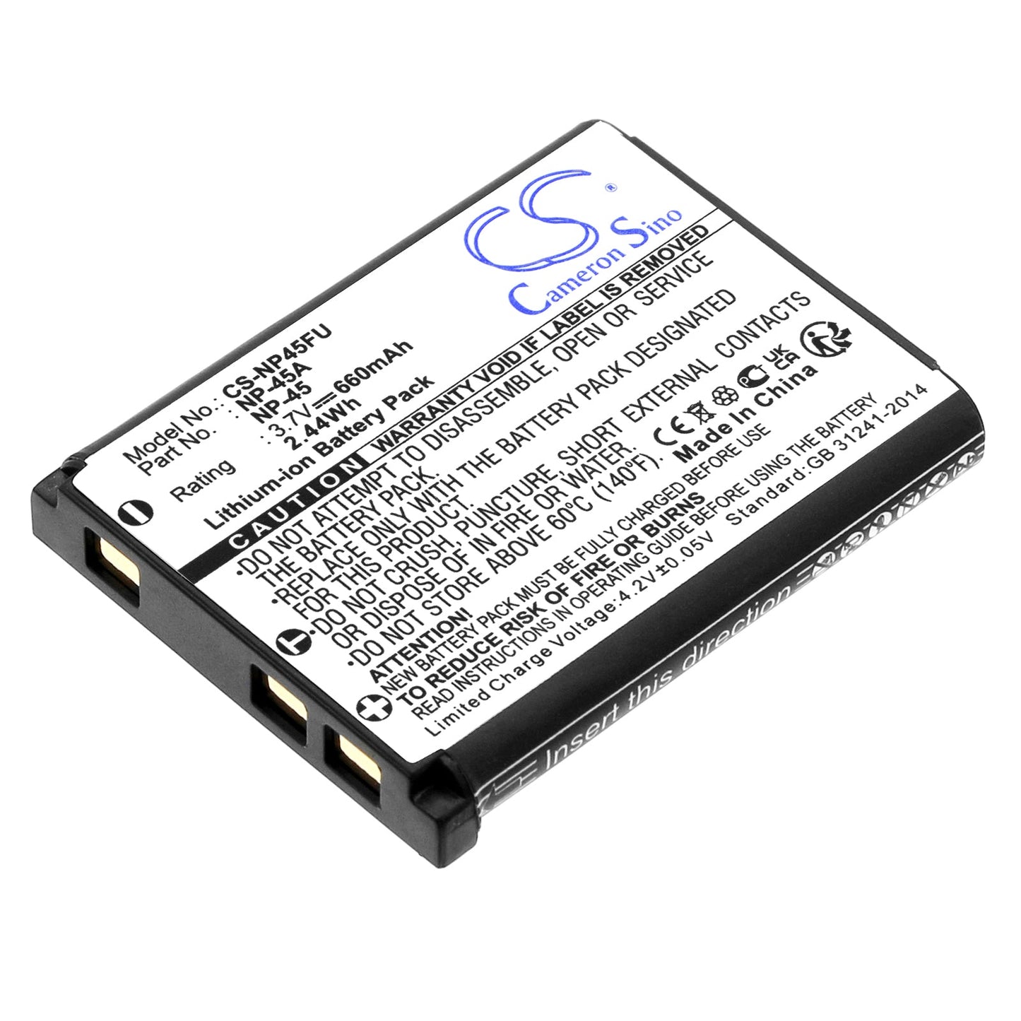 Replacement Battery for ALBA SL1031 – Camera – 660mAh / 2.44Wh / 3.7V