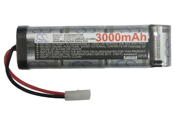 Replacement Battery for RC CS-NS300D47C006 – Cars – 3000mAh / 8.4V