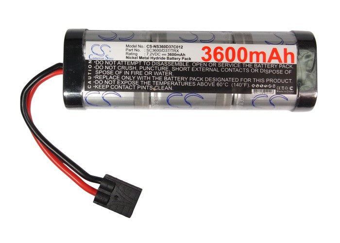 Replacement Battery for RC CS-NS360D37C012 – Cars – 3600mAh / 7.2V