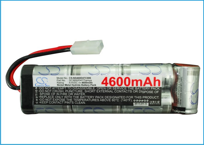Replacement Battery for RC CS-NS460D47C006 – Cars – 4600mAh / 8.4V