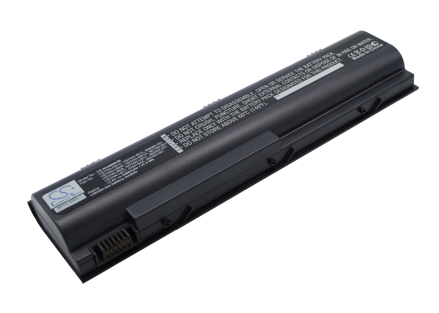 Replacement Battery for Compaq  Business Notebook NX4800 – Notebook, Laptop – 4400mAh / 10.8V