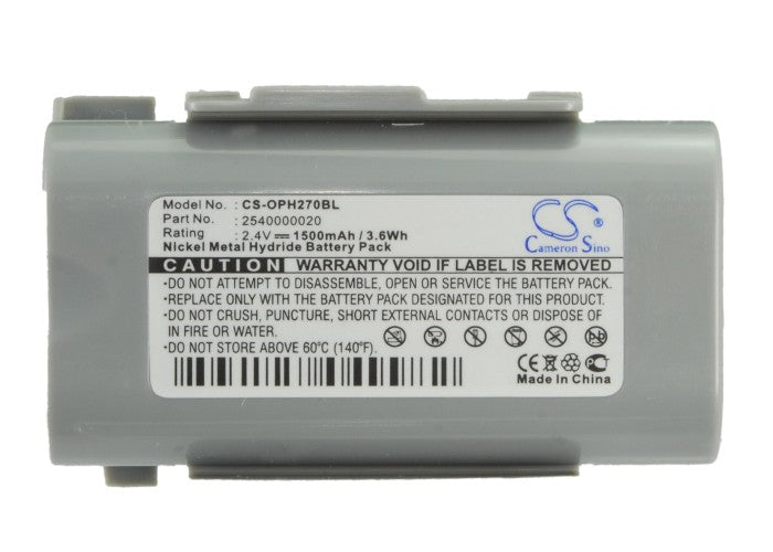 Replacement Battery for Opticon PHL-2700 – Barcode Scanner – 1500mAh / 3.60Wh / 2.4V