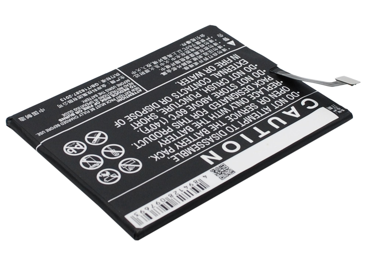 Replacement Battery for OPPO R1C – Mobile, SmartPhone – 2400mAh / 9.12Wh / 3.8V