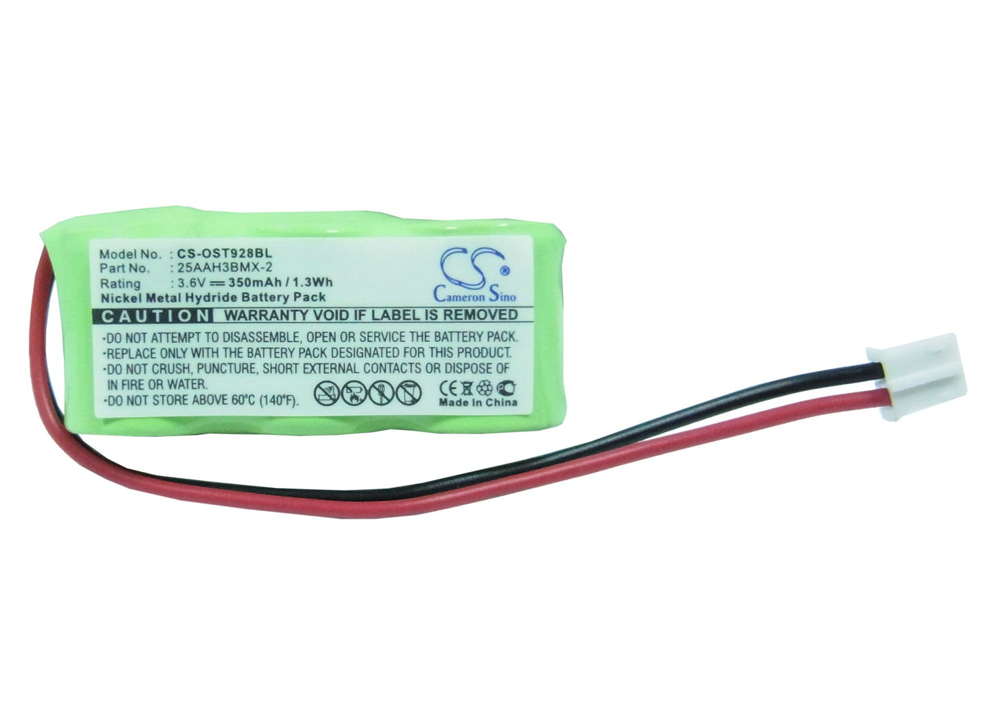 Replacement Battery for Oregon Scientific STR918 – Barcode Scanner – 350mAh / 3.6V