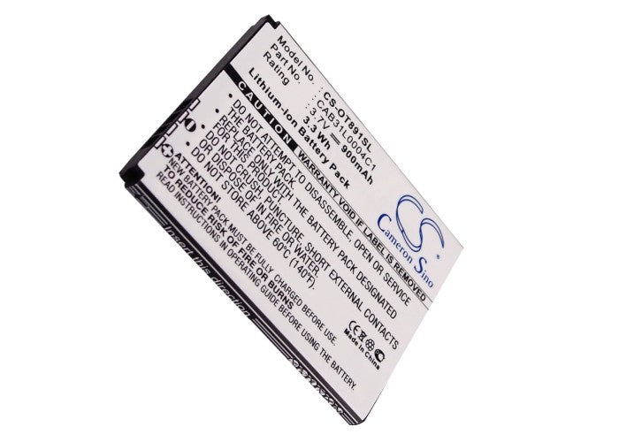 Replacement Battery for Alcatel A382G – Mobile, SmartPhone – 900mAh / 3.33Wh / 3.7V