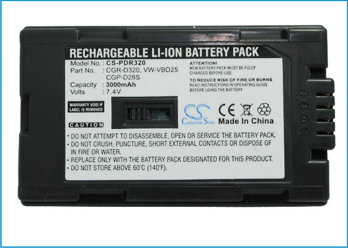 Replacement Battery for HITACHI DZ-MV200A – Camera – 3300mAh / 7.4V
