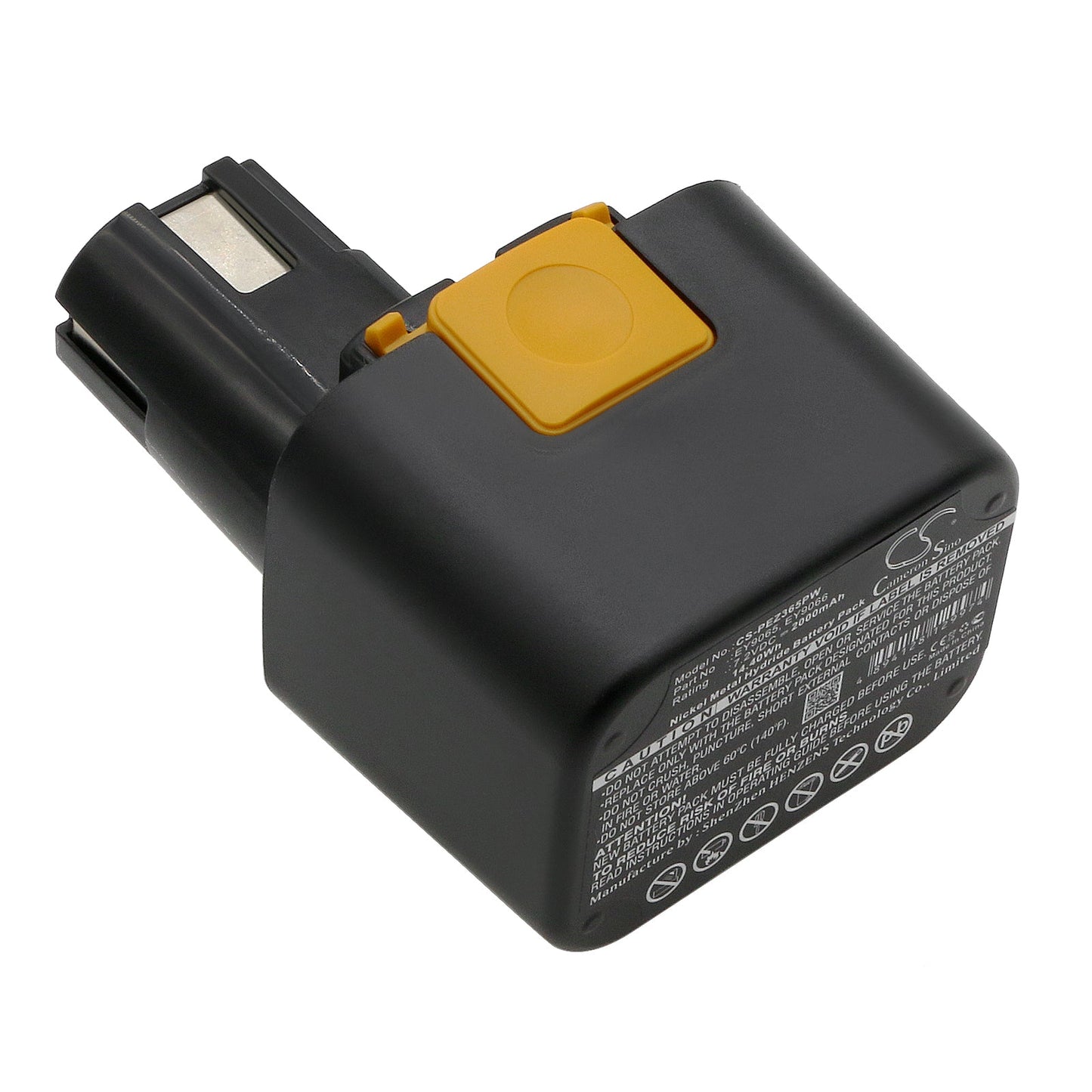 Replacement Battery for Panasonic  EY3653 – Power Tools – 2000mAh / 14.40Wh / 7.2V