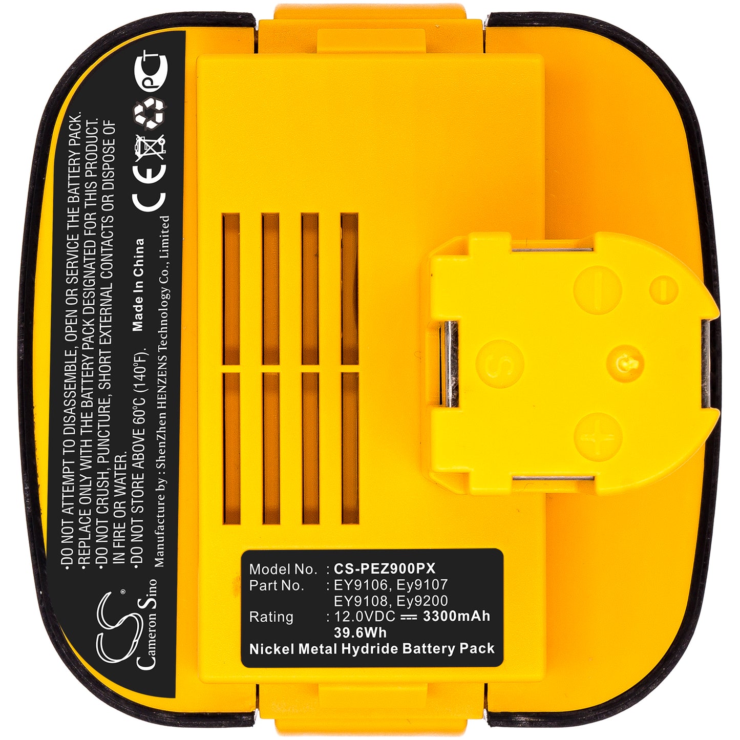 Replacement Battery for Panasonic EY3000 EY3502FQMKW, EY3502NQ, – 3300mAh/39.6Wh