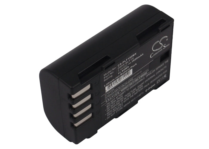 Replacement Battery for Panasonic Lumix DMC-GH3 – Camera – 1600mAh/11.84Wh / 7.4V