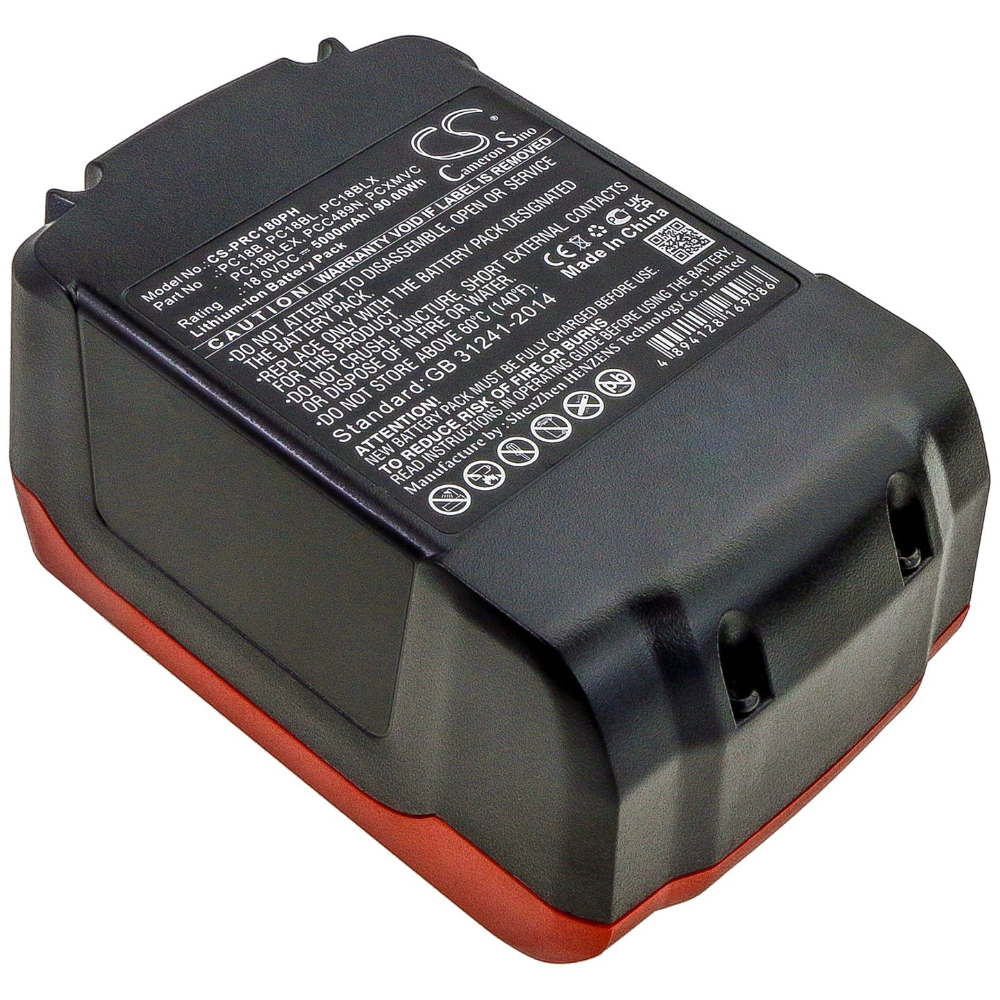 Replacement Battery for Porter Cable PC1800D – Power Tools – 5000mAh / 90.00Wh / 18.0V
