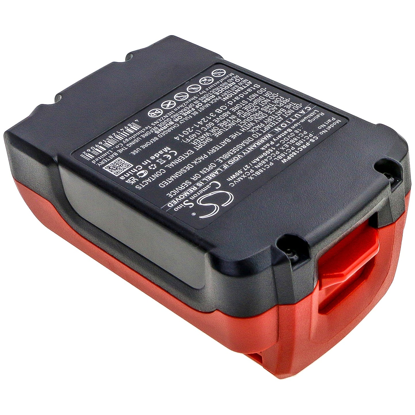 Replacement Battery for Porter Cable PC1800D – Power Tools – 1500mAh / 27.00Wh / 18.0V