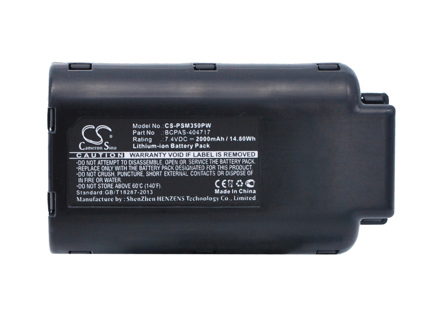 Replacement Battery for Paslode 900400 – Power Tools – 2000mAh / 14.80Wh / 7.4V